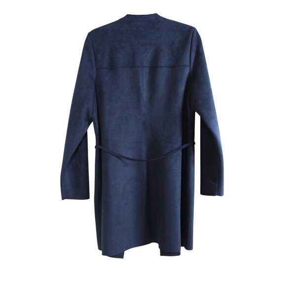Nygard Faux Suede Self-tie Dress Coat - Picture 3 of 16